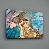 Colored Smoke Glass Wall Art.